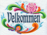 Rosemaling Velkommen