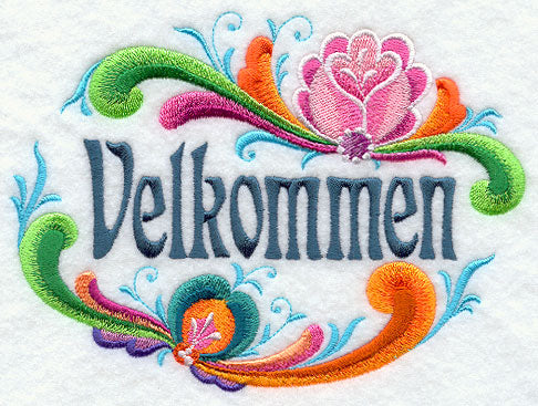 Rosemaling Velkommen