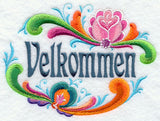 Rosemaling Velkommen