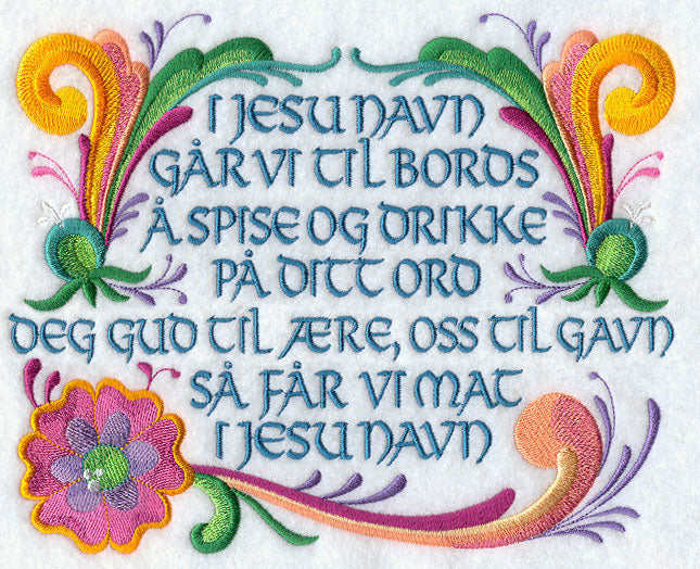 Norwegian Table Prayer (Norwegian)