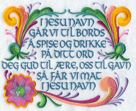 Norwegian Table Prayer (Norwegian)