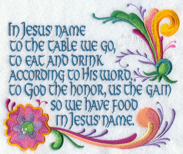 Norwegian Table Prayer (English)