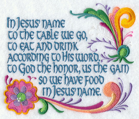 Norwegian Table Prayer (English)