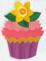 Daffodil Cupcake