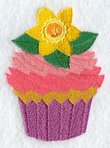 Daffodil Cupcake