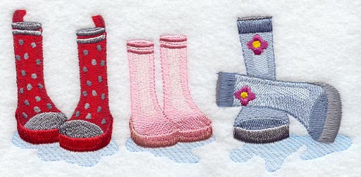 Rain Boot Trio