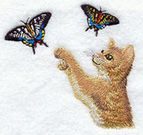 Kitten w/Butterflies
