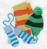 Scarf, Hat & Mittens