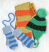 Scarf, Hat & Mittens