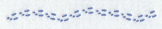 Snow Tracks Border