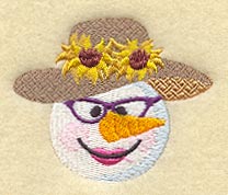 Build-a-Snowman Head (Hat & Glasses)