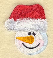Build-a-Snowman Head (Santa Cap)
