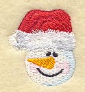 Build-a-Snowman Head (Santa Cap)
