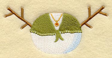 Build-a-Snowman Middle (Shawl & Pendant)