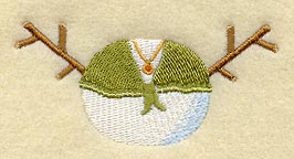 Build-a-Snowman Middle (Shawl & Pendant)