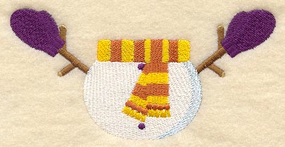 Build-a-Snowman Middle (Scarf & Mittens)
