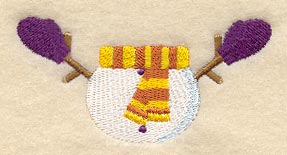 Build-a-Snowman Middle (Scarf & Mittens)
