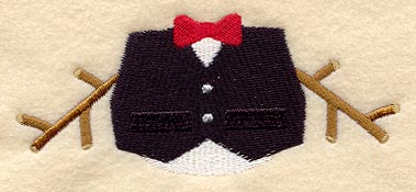 Build-a-Snowman Middle (Vest & Bow Tie)