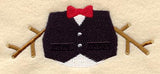 Build-a-Snowman Middle (Vest & Bow Tie)