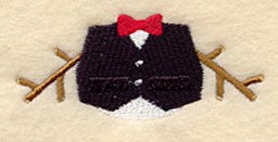 Build-a-Snowman Middle (Vest & Bow Tie)