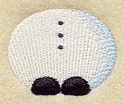 Build-a-Snowman Bottom (Buttons & Shoes)