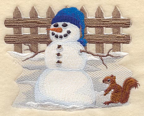Snowman & Squirrel