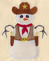 Cowboy Snowman