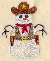Cowboy Snowman