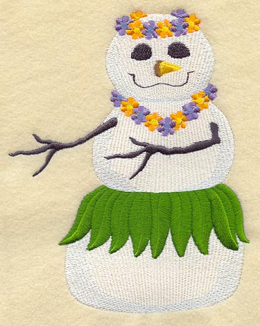 Snowman & Grass Skirt