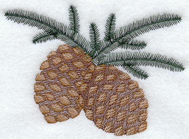 Pine Cone Pair