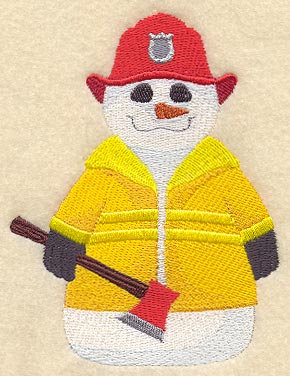 Snowman Fire Fighter