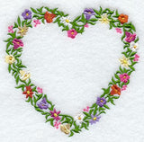 Floral Heart Frame