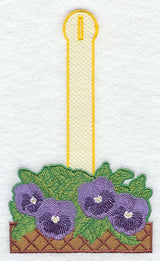 Pansy Towel Topper