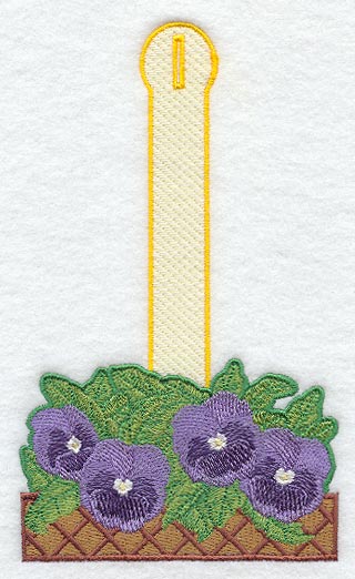 Pansy Towel Topper