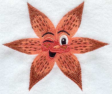 Tiger Lily Flower Face