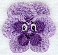 Pansy Flower Face