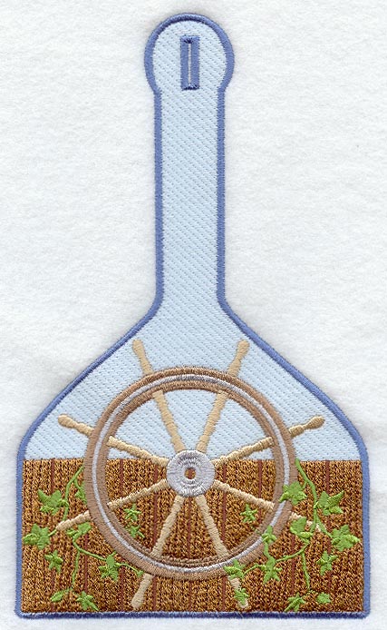 Ship Wheel Towel Topper