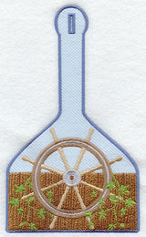 Ship Wheel Towel Topper