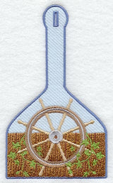 Ship Wheel Towel Topper