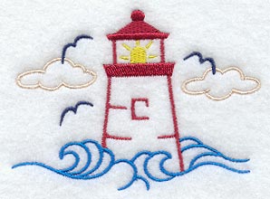 Lighthouse with Waves