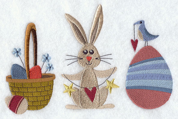 Homespun Easter Trio