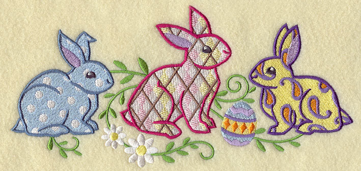 Patterned Easter Bunnies