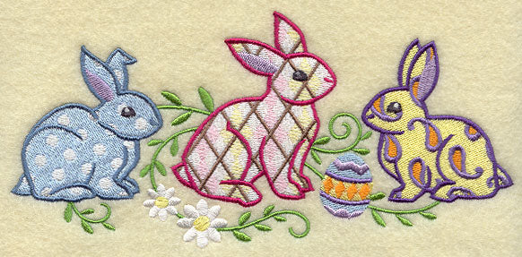 Patterned Easter Bunnies