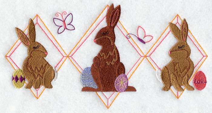 Vintage Easter Bunny Trio