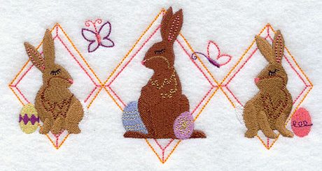Vintage Easter Bunny Trio