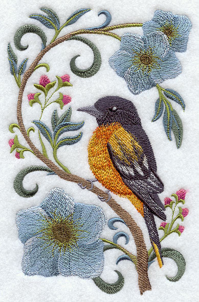 Oriole in Flowers