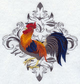 Gallic Rooster with Baroque Background