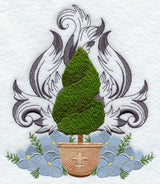 Fleur de Lis Topiary