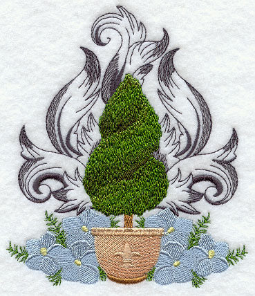 Fleur de Lis Topiary