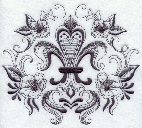 Laurel and Fleur de Lis